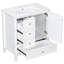 Meuble-lavabo avec lavabo, une armoire et trois tiroirs-129240318