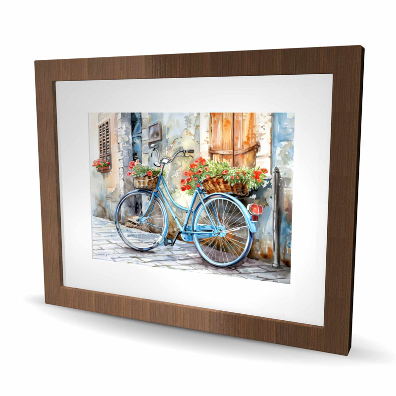 On the Wall - Beige, reproduction encadrée mate pour la décoration intérieure