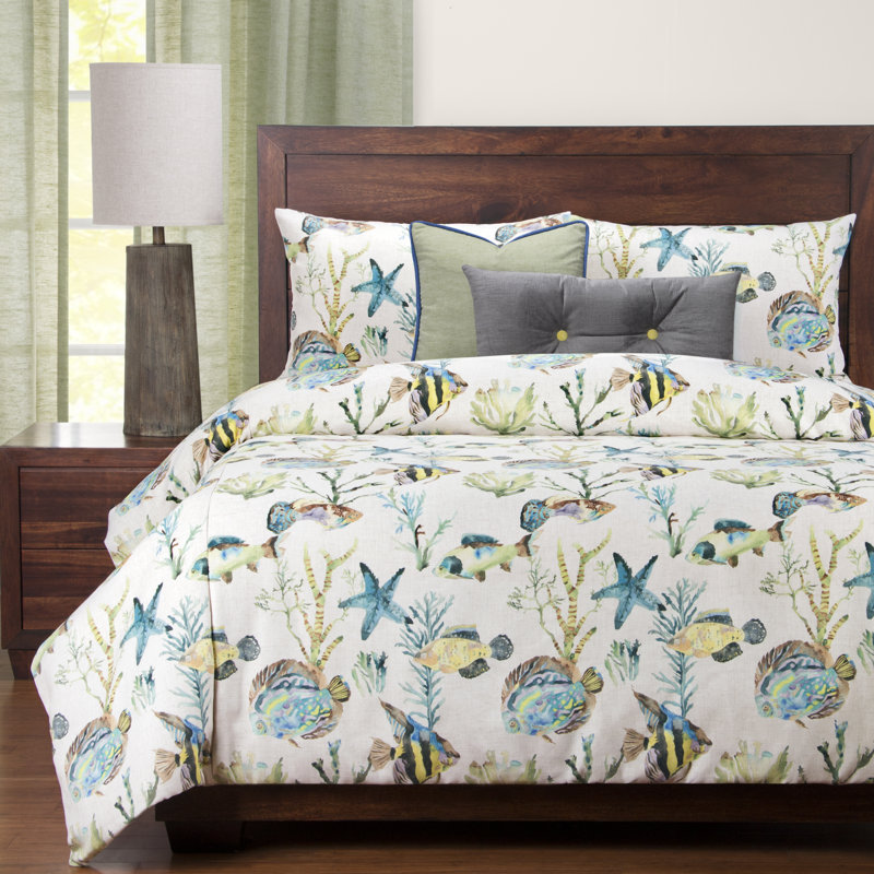 Bimini Coastal Duvet Cover & Insert, King