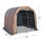 10 ft. W x 10 ft. D Metal Portable Storage Shed
