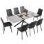 Dining Table Set, Rectangle Expandable Dining Table With Retractable Leaf For Small Apartments, Kitchen-559546862
