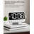 Digital Alarm Clock With Eye-Catching Numbers And Adjustable Brightness, Making It Easy To Read The Time In The Room
