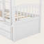  Lit superposé simple en bois avec lit gigogne et tiroirs Katylyn-397878347