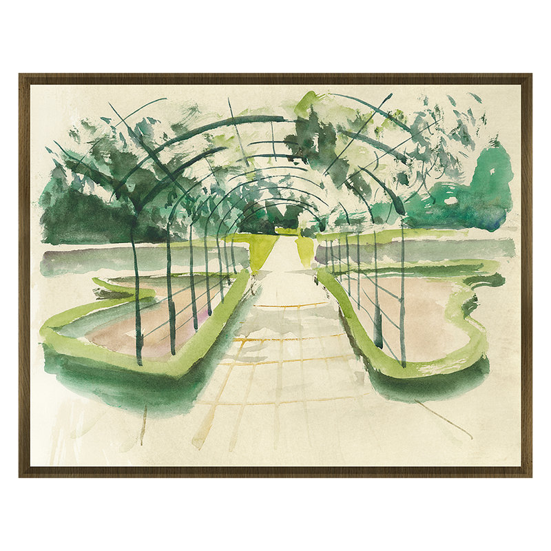 Garden Terrace 4 Print by PC Ngo