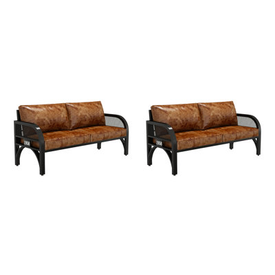 Banc rembourré en similicuir
