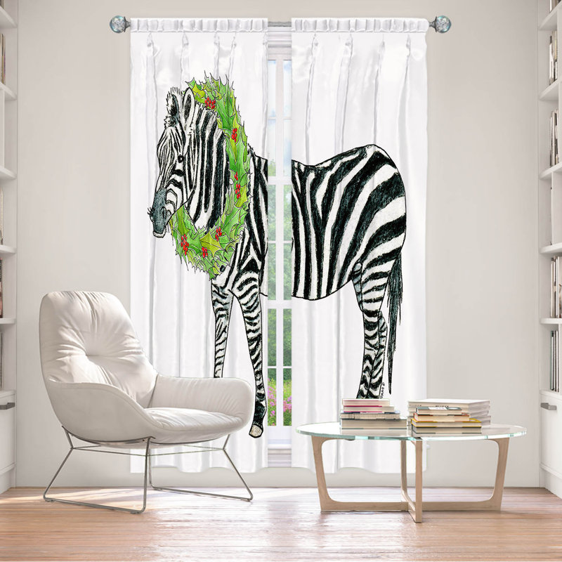 Paire de rideaux occultant en polyester Abreanna, L 20 po x L 52 po