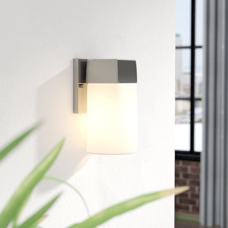 Cassara Flush Mounted Sconce, Brushed Nickel