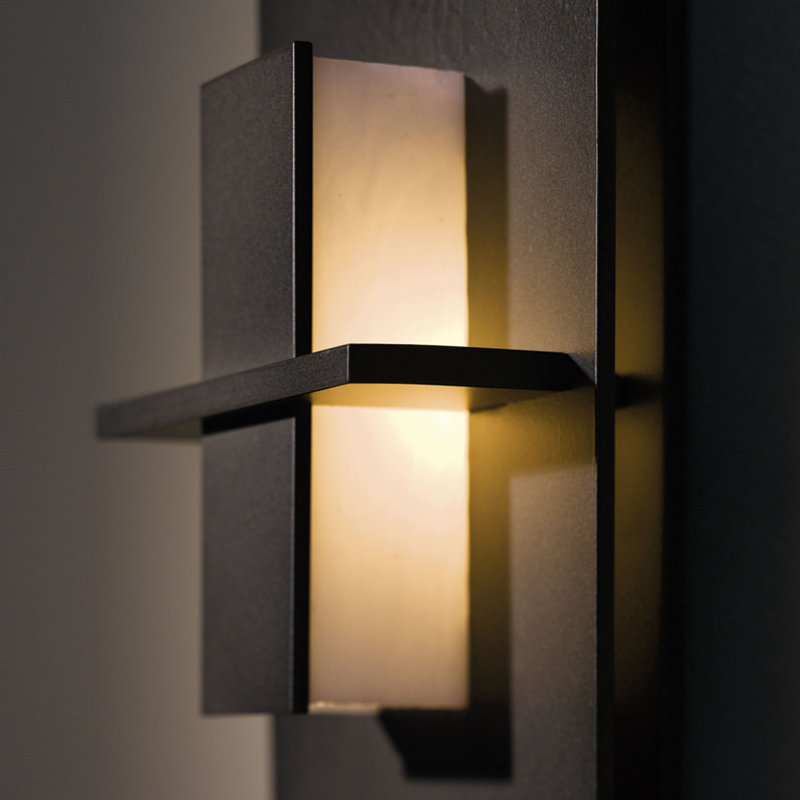 Aperture 1 - Light Flush Mount Sconce, Black, Topaz