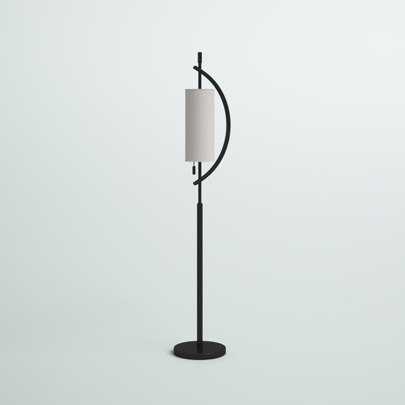 Bragdon 63.5'' Black Traditional Floor Lamp
