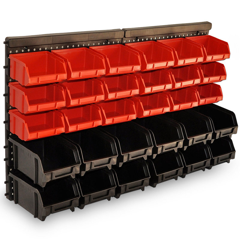 30 Piece Plastic / Acrylic Cube Shelf