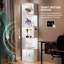 164.6cm H x 35cm W Corner Bookcase-111078364