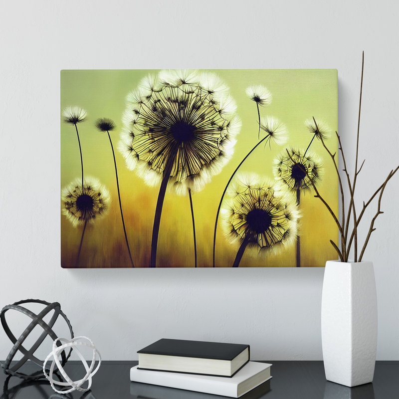 Terrific Dandelion Flowers - Wrapped Canvas, 35cm H x 50cm W x 3cm D