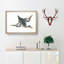 Duck in Flight by Johan Teyler - Picture Frame Painting Print-55621123-55621122