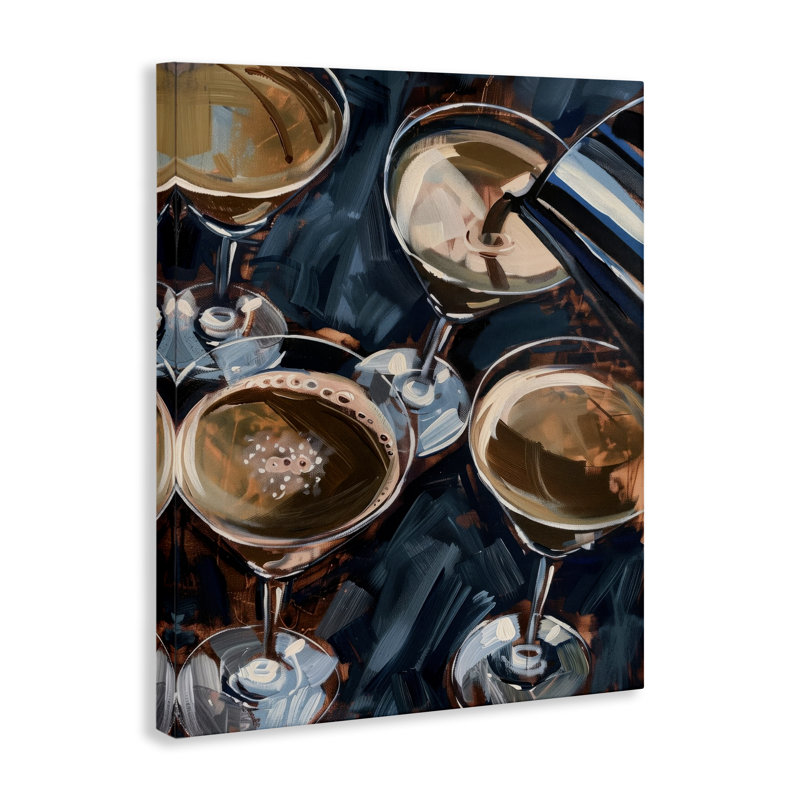  «Versing Espresso Martini» par LSR Design Studio, H 20 po x l 16 po