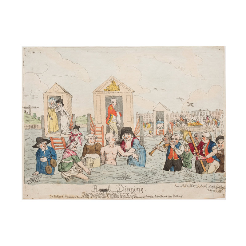 Impression sur toile John Nixon Royal, 1789, H 14 po x l 19 po