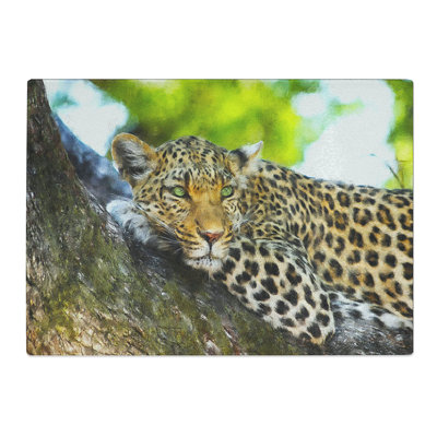 Leopard Vol.2 Painting Chopping Board