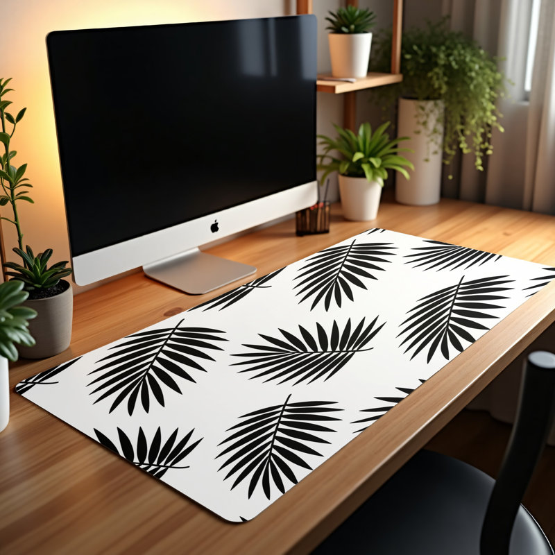 Polyester Desk Pad, 14.4x12.1