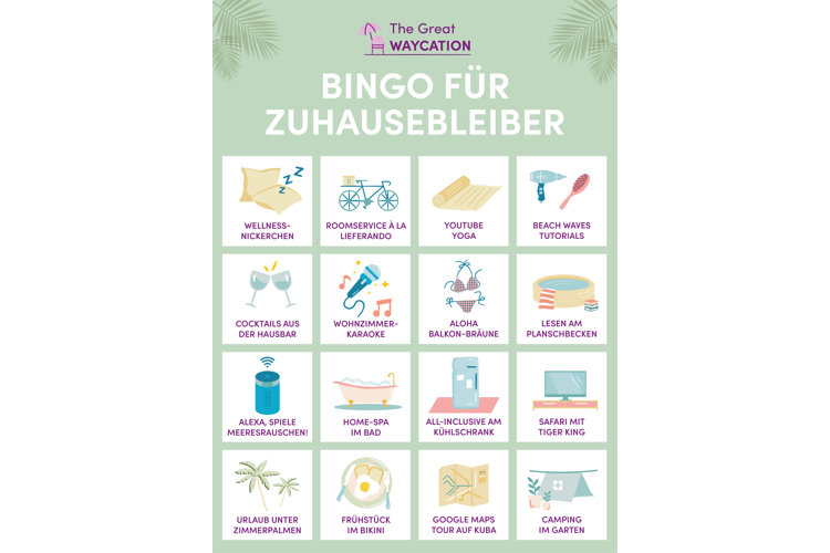 staycation bingo von wayfair