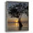 Sunset Silhouette Framed Print - Solid Wood-975890374