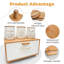 Wood Food Storage Container