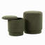 Ottoman Set In Yellow Fabric-191900354-191900356