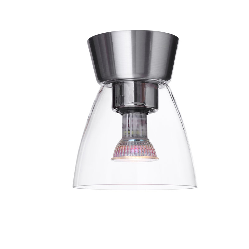 Bizzo Glass Flush Mount, Clear