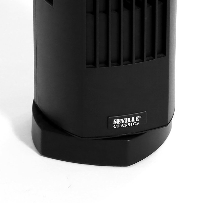 UltraSlimline Black Oscillating Tower Fan Combo with Remote Control