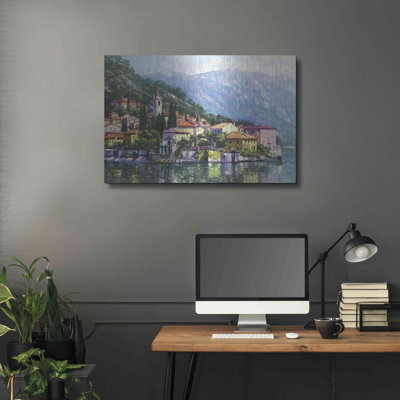 " Reflections Of Lake Como " by Howard Behrens Painting Print