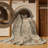 Machine Washable Tabriz Gray Area Rug-2112540625