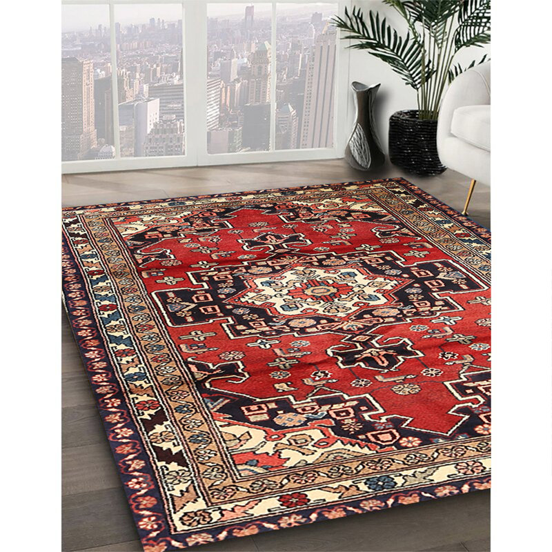 Tapis rouge à motif sud-ouest, Rectangle 8 pi x 10 pi