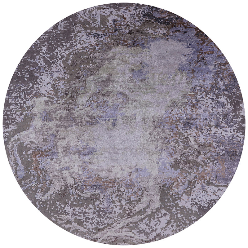 Abstract Indoor Rug, Round 3'