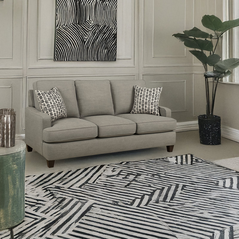 Baxter Fabric Sofa & Chair Set, Stone, Stone