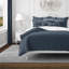 Ensemble de housse de couette en coton denim foncé Shay 8 pièces-109897157