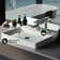Carre Ceramic Rectangular Vessel Bathroom Sink with Overflow