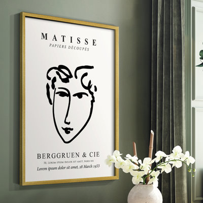 Matisse Lxxvi, reproduction encadrée - bois massif