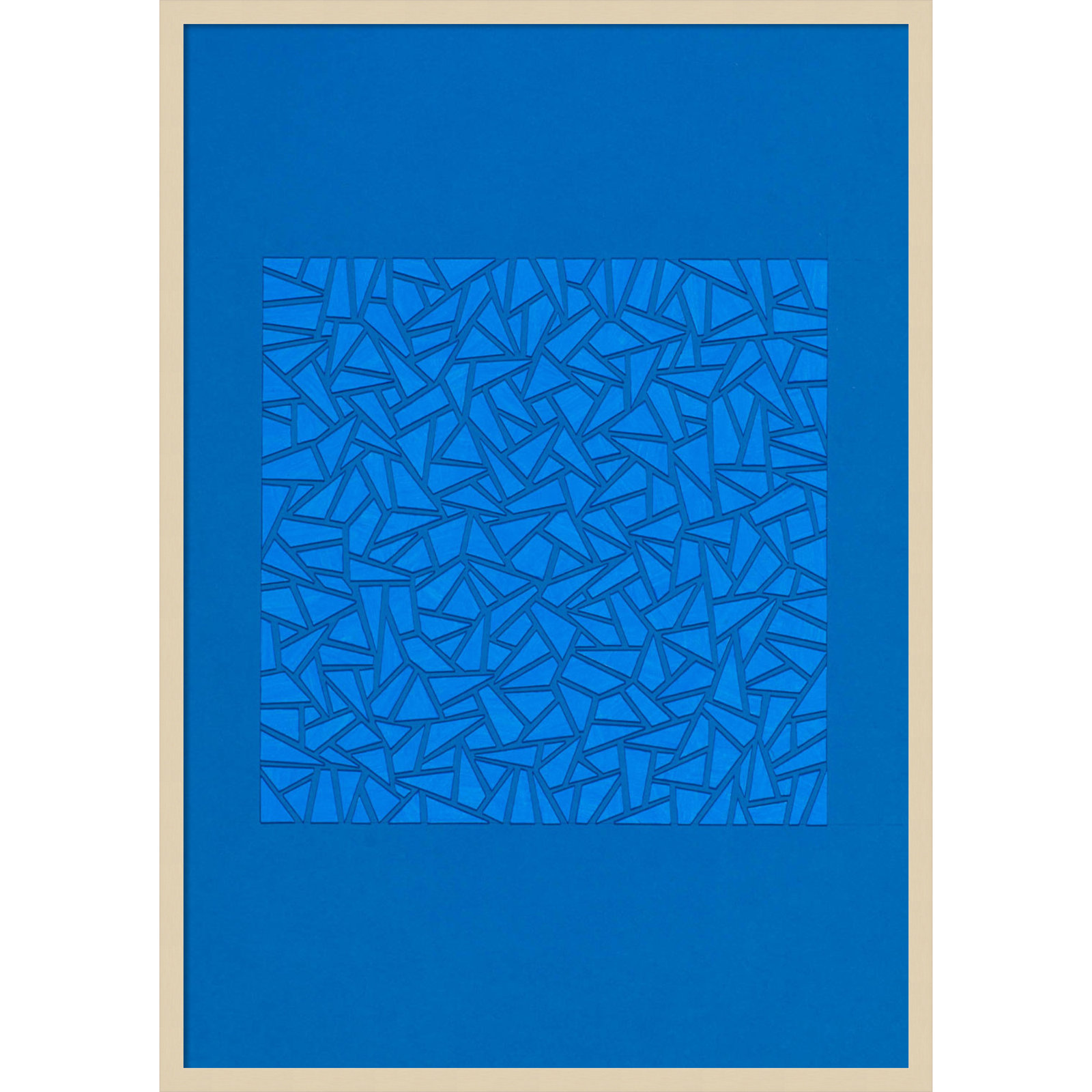 Blue World by Alex Dunn, White, 13" H x 10" W