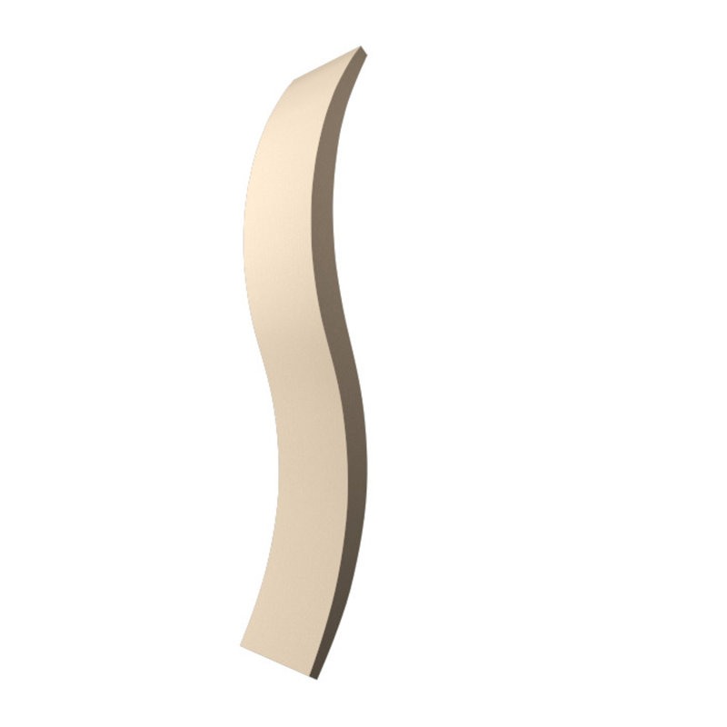 Onda 1 - Light LED Flush Mounted Sconce, Organic Cappuccino