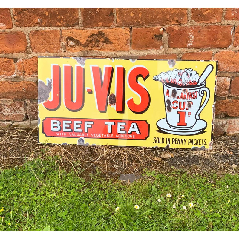 Food & Beverage Wall Decor on Metal, 8cm H x 15cm W