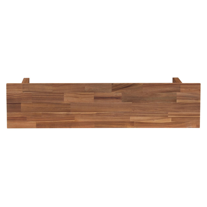 Naugatuck Solid Wood Bench, Brown