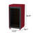 Frigidaire 3.1 Cu. ft. Retro Beverage Cooler with Tempered Glass Door, 117 Can Capacity Beverage Fridge with Built-in Bar Top, Merlot-125347398