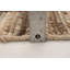 Tapis unique en laine noué à la main style indo nouvel âge beige 5 pi x 8 pi Grogan