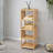 Open-Shelf Storage Unit with Vented Design, Natural - Trinidad Collection