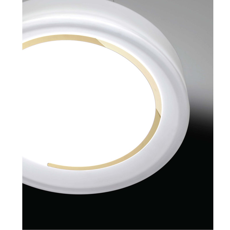 Ceiling light 1-light Messer, Gold and black, Bulb: 3 x E27 42W (not included)