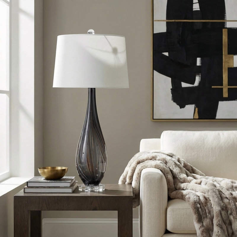 Lampe de table en verre Aggappora