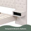 Lit plateforme avec tête de lit, lit plateforme tapissier moderne en velours avec 2 tables de chevet-1641240279-1641240277