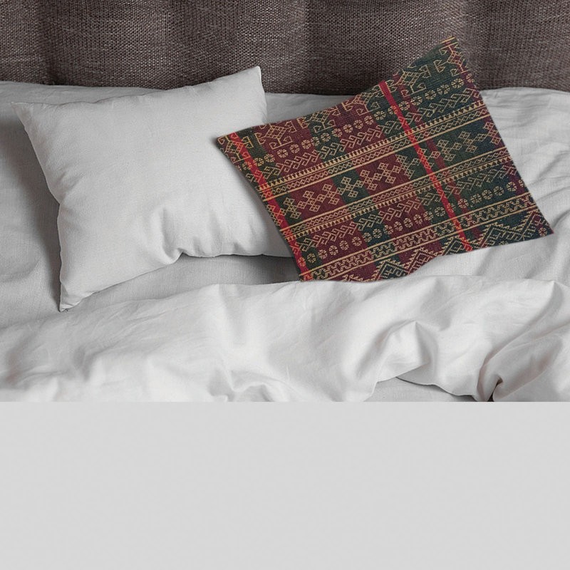 Geoffrey Kilim Handwoven Muesli Cushion Cover