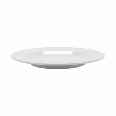 Assiette à dessert en mélamine texturée blanche GET PT-6-MN-W, 6,5 po (ensemble de 12)