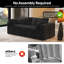 Canapé modulaire Boneless LoveSeat Cloud, canapé en velours côtelé l 78,7 po, 2 pièces, aucun assemblage requis-668175581