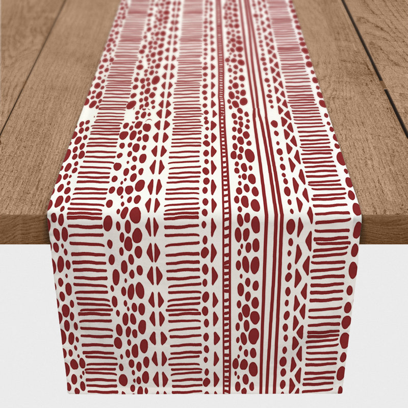 Foran Table Runner, 90" x 16", Red