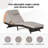 Set Of 2 Outdoor Long Reclining Chair, Reclining Lounge Chair, Lawn Sunbathing Chairs-896516786-896516787